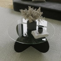 Журнальный столик Trendy Bubble Black 75x75x35cm GTR000758 фото №3 — интернет-магазин Desire.md