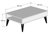 Журнальный столик Trendy Cel mai bun Oak 90x60x34cm GTR000598 фото №3 — интернет-магазин Desire.md