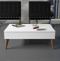 Журнальный столик Trendy Cel mai bun White/Oak 90x60x34cm GTR000600 фото №2 — интернет-магазин Desire.md