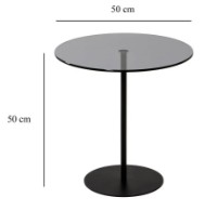 Журнальный столик Trendy Chill-Out Black 50x50x50cm GTR000782 фото №2 — интернет-магазин Desire.md