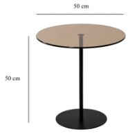 Журнальный столик Trendy Chill-Out Black 50x50x50cm GTR000781 фото №2 — интернет-магазин Desire.md