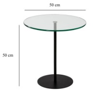 Журнальный столик Trendy Chill-Out Black 50x50x50cm GTR000779 фото №3 — интернет-магазин Desire.md