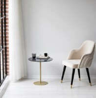 Măsuţă cafea Trendy Chill-Out Gold 50x50x50cm GTR000785 imaginea #1 — magazin online Desire.md