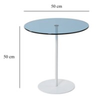 Журнальный столик Trendy Chill-Out White 50x50x50cm GTR000787 фото №2 — интернет-магазин Desire.md