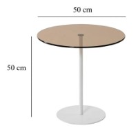 Журнальный столик Trendy Chill-Out White 50x50x50cm GTR000788 фото №2 — интернет-магазин Desire.md