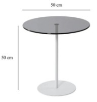 Журнальный столик Trendy Chill-Out White 50x50x50cm GTR000789 фото №2 — интернет-магазин Desire.md