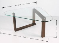 Журнальный столик Trendy Cam Orta S302 Walnut 96x81x41cm GTR000824 фото №3 — интернет-магазин Desire.md