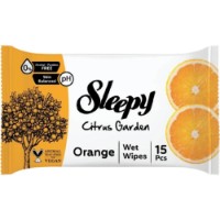 Влажные салфетки Sleepy Citrus Garden 3x15pcs фото №2 — интернет-магазин Desire.md