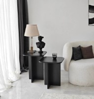 Журнальный столик Trendy Blues Black 55x40x40cm GTR006488 2pcs фото №3 — интернет-магазин Desire.md