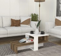 Журнальный столик Trendy Chain White/Walnut 80x32.6x43.6cm GTR006097