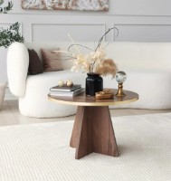 Журнальный столик Trendy Ciuperca Sapphire Oak 60x60x40cm GTR000749