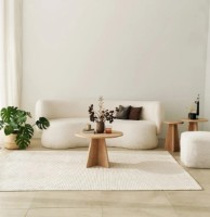 Măsuţă cafea Trendy Ciuperca White/Gold 60x60x40cm GTR000751 imaginea #2 — magazin online Desire.md