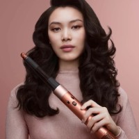 Multistyler Dyson HS08 i.d. Multi-styler and dryer Straight+Wavy Amber Silk/Pink imaginea #3 — magazin online Desire.md