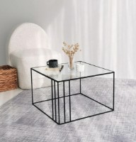 Măsuţă cafea Trendy Contur Black 50x50x36cm GTR000816