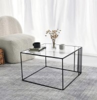 Măsuţă cafea Trendy Contur Black 50x50x36cm GTR000816 imaginea #2 — magazin online Desire.md