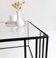 Măsuţă cafea Trendy Contur Black 50x50x36cm GTR000816 imaginea #3 — magazin online Desire.md