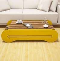 Măsuţă cafea Trendy Cool Walnut/Yellow 120x63x30cm GTR000586 imaginea #2 — magazin online Desire.md