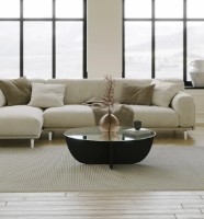 Măsuţă cafea Trendy Crin Black 90x90x30cm GTR000775 imaginea #4 — magazin online Desire.md