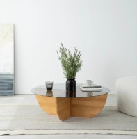 Журнальный столик Trendy Crin Oak 90x90x30cm GTR000844