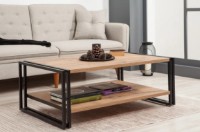 Журнальный столик Trendy Cosmo Rectus Pine Atlantic/Black 110x70x40cm GTR000935