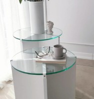 Журнальный столик Trendy Crin White 50x40x40cm GTR001613 2pcs фото №2 — интернет-магазин Desire.md