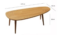 Măsuţă cafea Trendy Dulce Teak 115x50x38cm GTR000820 imaginea #3 — magazin online Desire.md