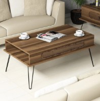 Журнальный столик Trendy Ekol Walnut/Black 105x56x45cm GTR000620