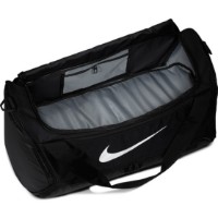 Geantă Nike Brasilia M Duff 9.0 Black/White 60L imaginea #4 — magazin online Desire.md
