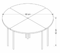 Măsuţă cafea Trendy Emma 8917 Oak/Anthracit/Black 90x42x42cm GTR003723 imaginea #3 — magazin online Desire.md