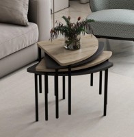 Măsuţă cafea Trendy Emma 8917 Oak/Anthracit/Black 90x42x42cm GTR003723 imaginea #4 — magazin online Desire.md