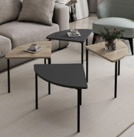 Măsuţă cafea Trendy Emma 8917 Oak/Anthracit/Black 90x42x42cm GTR003723 imaginea #2 — magazin online Desire.md