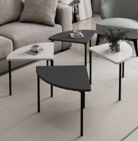 Măsuţă cafea Trendy Emma 8920 White/Anthracit/Black 90x42x42cm GTR003726 imaginea #3 — magazin online Desire.md