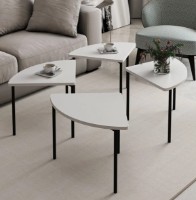 Măsuţă cafea Trendy Emma 8921 White/Black 90x42x42cm GTR003727 imaginea #3 — magazin online Desire.md