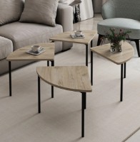 Măsuţă cafea Trendy Emma 8922 Oak/Black 90x42x42cm GTR003728 imaginea #3 — magazin online Desire.md