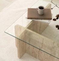 Журнальный столик Trendy Escape Travertin 105x30x65cm GTR006147 фото №3 — интернет-магазин Desire.md