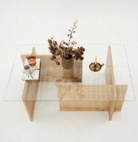 Măsuţă cafea Trendy Evadare Sapphire Oak 105x65x40cm GTR000771 imaginea #2 — magazin online Desire.md