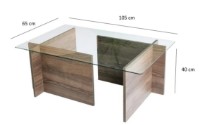 Măsuţă cafea Trendy Evadare Walnut 105x65x40cm GTR000772 imaginea #3 — magazin online Desire.md