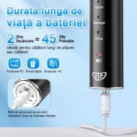Periuţa de dinţi electrică JTF J40 Black imaginea #3 — magazin online Desire.md