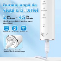 Periuţa de dinţi electrică JTF J40 White imaginea #3 — magazin online Desire.md