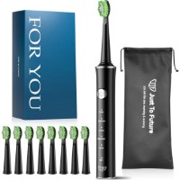 Periuţa de dinţi electrică JTF J40 Black 8 Brush Heads imaginea #4 — magazin online Desire.md