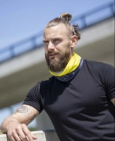 Headwear multifuncțional Ardon Creatron Anthracite/Yellow imaginea #2 — magazin online Desire.md