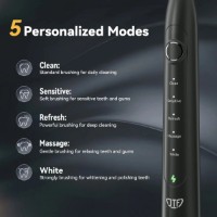 Periuţa de dinţi electrică JTF P100 Black imaginea #2 — magazin online Desire.md