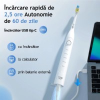 Periuţa de dinţi electrică JTF P100 White imaginea #2 — magazin online Desire.md