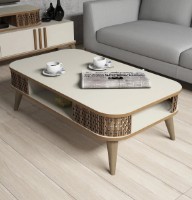 Журнальный столик Trendy Eylul Cream 105x60x34cm GTR000625