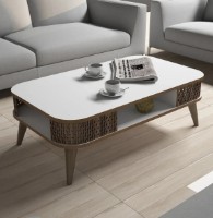 Măsuţă cafea Trendy Eylul White 105x60x34cm GTR000628 imaginea #3 — magazin online Desire.md