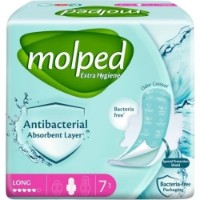 Absorbante Molped Antibacterial Long 7pcs