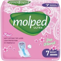 Absorbante Molped Ultra Night Deo Floral 7pcs