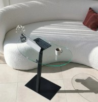 Măsuţă cafea Trendy Fagioli Black 75x70x40cm GTR000796