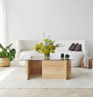 Журнальный столик Trendy Giona Sapphire Oak 105x65x40cm GTR000774 фото №4 — интернет-магазин Desire.md