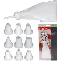 Кондитерский мешок и насадки Cucina 32cm 10pcs (24610)